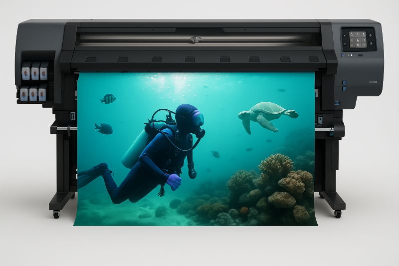 plataus formato spausdintuvai